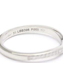 Pre Owned Cartier Ballerine Platinum Diamond Ring EU 51