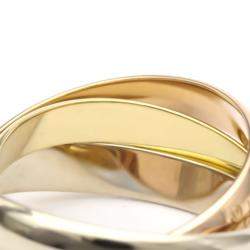 Pre Owned Cartier Les Must De Cartier 18K Trinity Yellow Rose and White Gold Ring EU 51