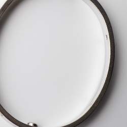 Pre Owned Cartier Love Diamond 18k White Gold Bangle Bracelet 17