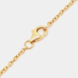 مملوكة مسبقًا Cartier Love Interlocking Loop 18k Yellow Gold Chain Necklace