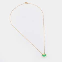 Pre Owned قلادة كارتييه أميوليت دو كارتييه كريزوبراسي ذهب أصفر عيار 18 وألماس