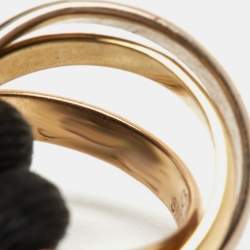 مملوكة مسبقًا Cartier Trinity 18k Three Tone Gold Adjustable Cord Bracelet