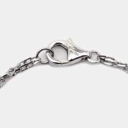Pre Owned Cartier Love Diamonds 18k White Gold Bracelet