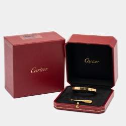 Pre Owned Cartier Love 18k Yellow Gold Bracelet 16
