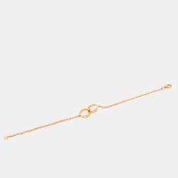 Cartier Love  Interlocking Loop 18k Yellow Gold Bracelet