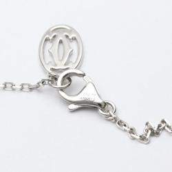 Pre Owned Cartier D'amour Small 18K White Gold Diamond Necklace