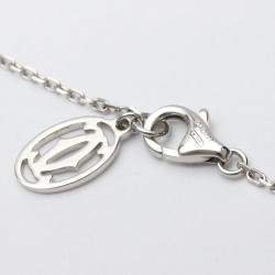 Pre Owned Cartier D'amour Small 18K White Gold Diamond Necklace