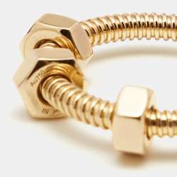 Pre Owned Cartier Ecrou De Cartier 18k Rose Gold Ring Size 50