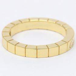 مملوكة مسبقًا Cartier Lanieres Yellow Gold Diamond Ring EU 51