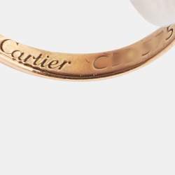 Pre Owned Cartier Trinity 18k Three Tone Gold Adjustable Cord Bracelet 
