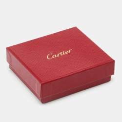 Pre Owned Cartier Trinity 18k Three Tone Gold Adjustable Cord Bracelet 