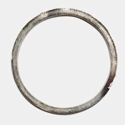 Pre Owned Cartier C De Cartier Platinum Band Ring Size 60