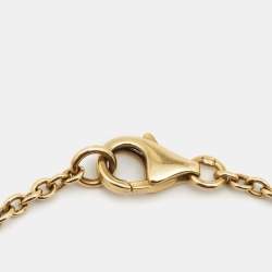 Pre Owned Cartier Love Interlocking Loop 18k Yellow Gold Bracelet