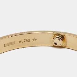 Pre Owned سوار كارتييه لوف ذهب أصفر عيار 18 مقاس 17