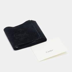 Pre Owned Cartier Love Diamond Ceramic 18k Rose Gold Adjustable Cord Bracelet