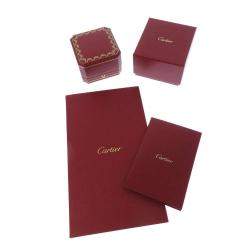 Pre Owned Cartier Etincelle de Cartier Platinum Diamond Ring EU 48