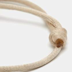 Pre Owned Cartier Trinity 18k Three Tone Gold Cord Bracelet