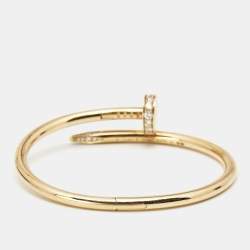 Cartier Juste un Clou Diamond Bracelet in 18K Yellow Gold 2.26 CTW –  FashionsZila