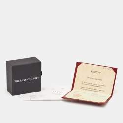 Pre Owned Cartier Juste Un Clou Diamonds 18k Yellow Gold Ring Size 54