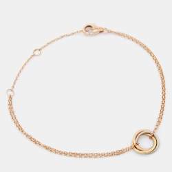 Pre Owned Cartier Trinity 18k Three Tone Gold Bracelet
