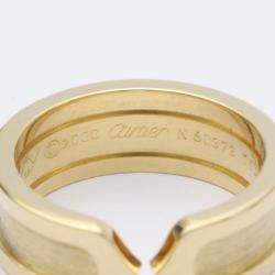 Pre Owned Cartier C De Cartier Vintage 18K Yellow Gold Ring EU 50