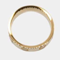 Pre Owned Cartier Love 18K Rose Gold Ring EU 47