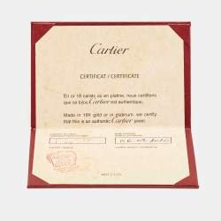 Pre Owned Cartier Juste Un Clou 18k Yellow Gold Small Model Bracelet 15