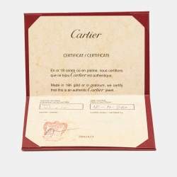 Pre Owned Cartier Juste Un Clou Coiled Diamond 18k Yellow Gold Band Ring Size 51