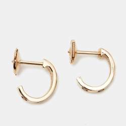 Pre Owned Cartier Love 18k Rose Gold Earrings