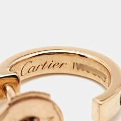 Pre Owned Cartier Love 18k Rose Gold Earrings