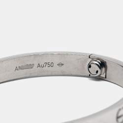 Pre Owned Cartier Love 18k White Gold Bracelet 16