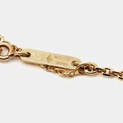 Pre Owned Cartier C de Cartier Heart 18k Yellow Gold Necklace