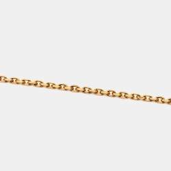 Pre Owned Cartier C de Cartier Heart 18k Yellow Gold Necklace