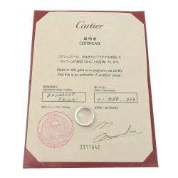 Pre Owned Cartier Vintage Love 18K White Gold Diamond Ring EU 48