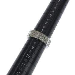 Pre Owned Cartier Vintage Love 18K White Gold Diamond Ring EU 48