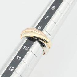 Pre Owned Cartier Les Must de Cartier 18K Yellow Rose and White Gold Ring EU 49