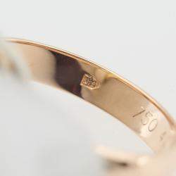 Pre Owned Cartier Les Must de Cartier 18K Yellow Rose and White Gold Ring EU 49