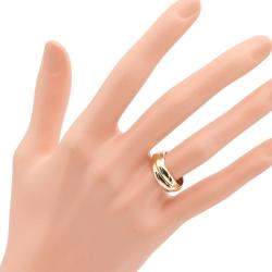 Pre Owned Cartier Les Must de Cartier 18K Yellow Rose and White Gold Ring EU 49