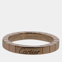 Pre Owned Cartier Lanieres 18K Rose Gold Ring EU 53