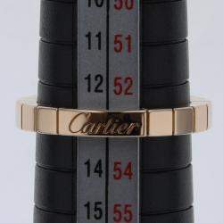 Pre Owned Cartier Lanieres 18K Rose Gold Ring EU 53