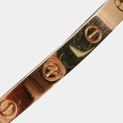 Pre Owned Cartier Love 18k Rose Gold Bracelet 16