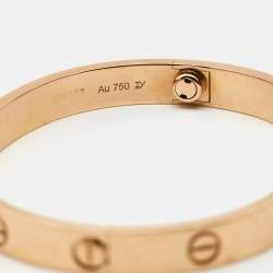 Pre Owned Cartier Love 18k Rose Gold Bracelet 16