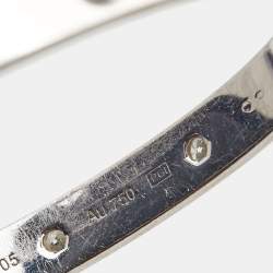 Pre Owned سوار كارتييه لوف ذهب أبيض عيار 18 و 10 ألماس مقاس 17