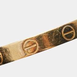 مملوكة مسبقًا Cartier Love 18k Yellow Gold Wedding Band Ring 56