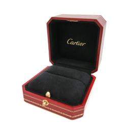 Pre Owned Cartier Trinity 18K White Gold Ceramic Ring EU 51