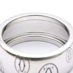 Pre Owned Cartier Happy Birthday 18K White Gold Ring EU 50