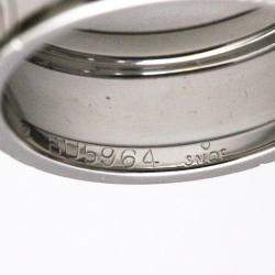 Pre Owned Cartier Happy Birthday 18K White Gold Ring EU 50