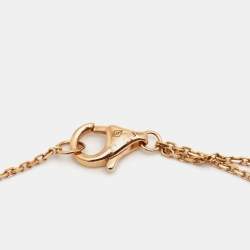 Pre Owned Cartier Trinity 18k Three Tone Gold Necklace