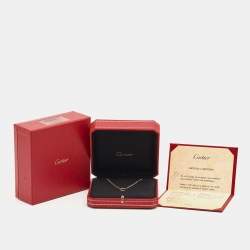 Pre Owned Cartier Trinity 18k Three Tone Gold Necklace