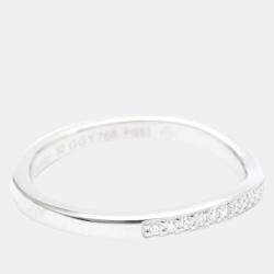 Pre Owned Cartier Ballerine Platinum Diamond Ring EU 50